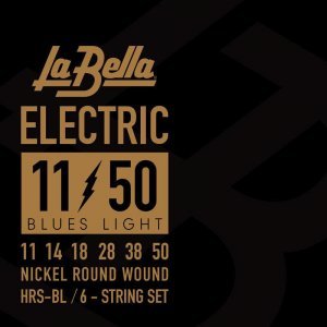 Струни для електрогітари La Bella Nickel Round Wound HRS-BL, 11-50