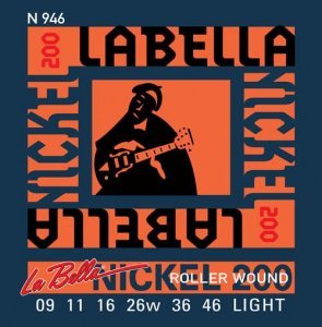 Струни для електрогітари La Bella Nickel Roller Wound N946