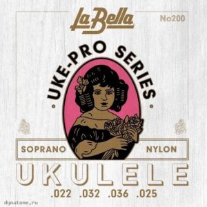 Струни для укулеле La Bella 200 Uke-Pro, Soprano