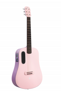 Електроакустична гітара з вбудованими ефектами Blue Lava (36") Coral Pink