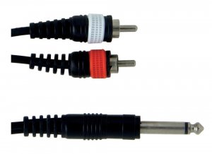 Інсертний кабель GEWA Basic Line Mono Jack 6,3 мм/2x RCA (1,5 м)