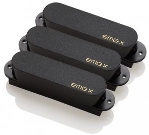 Звукосниматели для электрогитары EMG SLVX Set Black (AlNiCo 5, активные)