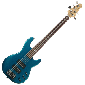 Бас-гітара G&L L2500 (Emerald Blue, Rosewood) Made in Fullerton