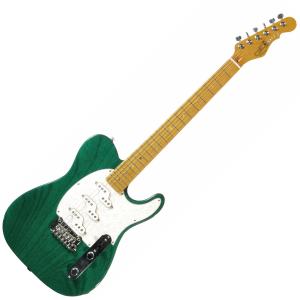 Електрогітара G&L Z3 (Clear Forest Green, Maple, 3-Ply Pearl) Made in Fullerton