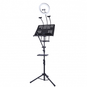 Пюпітр/стійка для мікрофона зі світлом Guitto GMS-01