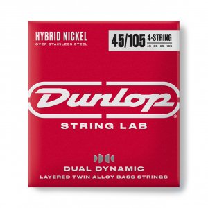 Струни для бас-гітари Dunlop DBHYN45105 LG Scale Hybrid Nickel Wound