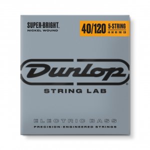Струни для 5-струнної бас-гітари Dunlop DBSBN40120 Super Bright Nickel