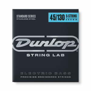 Струни для 5-струнної бас-гітари Dunlop DBS45130 Stainless Steel