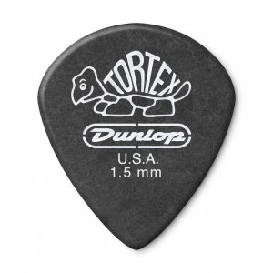 Медіатор Dunlop 482P1.5 Tortex Pitch Black Jazz III 1.5 mm (12 шт.)
