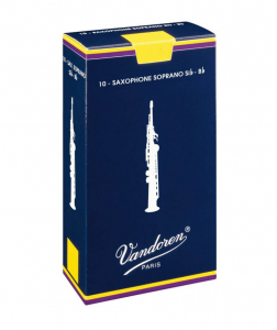 Тростина для сопрано-саксофона Vandoren Soprano Saxophone Traditional 3 1/2 (10 шт)