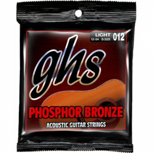 Струни для акустичної гітари GHS Phosphor Bronze S325, 12-54