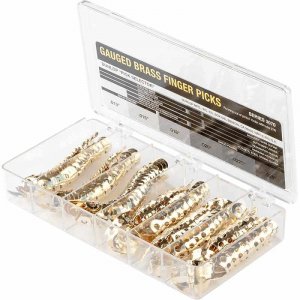 Набор медиаторов Dunlop Fingerpicks Brass Cabinet 3070 (120шт)