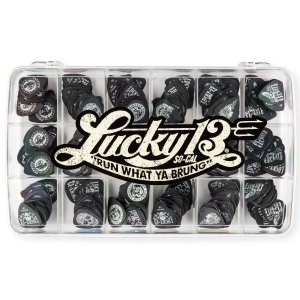 Набор медиаторов Dunlop Lucky 13 Vintage Cabinet L13C (432шт)
