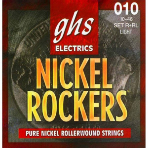 Струны для электрогитары GHS Nickel Rockers R+RL, 10-46
