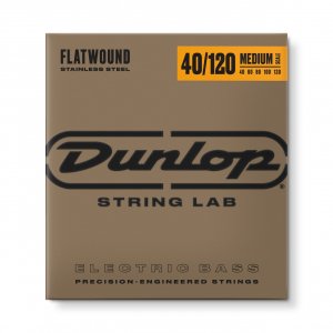 Струни для 5-струнної бас-гітари Dunlop DBFS40120M MD Scale Flatwound Stainless Steel