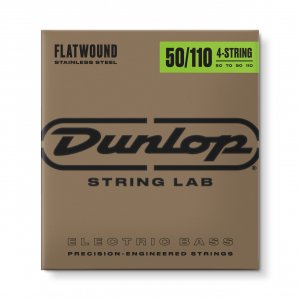 Струны для бас-гитары Dunlop DBFS50110 LG Scale Flatwound Stainless Steel