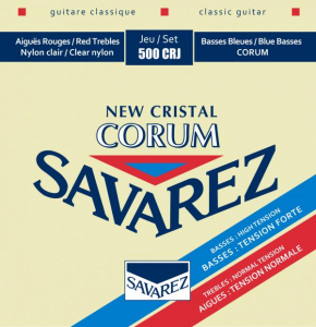 Струни для класичної гітари Savarez New Cristal Corum 500CRJ Mixed Tension