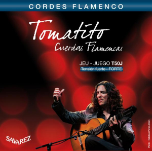 Струни для класичної гітари Savarez Tomatito Flamenco T50J High Tension