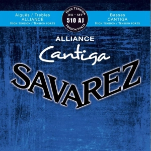 Струни для класичної гітари Savarez Alliance Cantiga 510AJ High Tension
