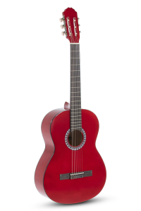 Класична гітара GEWA Basic 4/4 Transparent Red