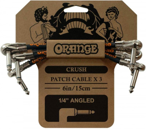 Патч-кабелі Orange Crush CA038 (jack 6.35 - jack 6.35, 0.15 м., 3 шт.)
