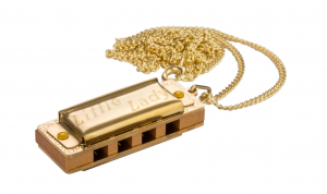 Губная гармошка Hohner Miniature Little Lady Gold Necklace M110 C-major