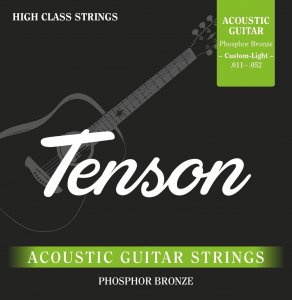 Струни для акустичної гітари Tenson Phosphor Bronze, 11-52