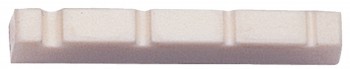 Верхний порожок для бас-гитары Partsland Plastic, notched (42,8 x 6 x 9,1 x 8 мм) White