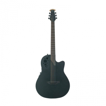 Електроакустична гітара баритон Ovation TX Elite D-Scale DS778TX-5 Mid Cutaway Black Textured