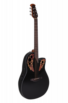 Електроакустична гітара Ovation Celebrity Elite CE44 Mid Cutaway Black