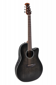 Електроакустична гітара Ovation Celebrity Traditional Plus CS24P Mid Cutaway Transparent Blackburst Flame