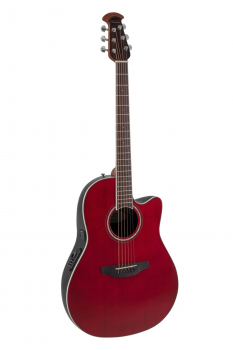 Электроакустическая гитара Ovation Celebrity Traditional CS24 Mid Cutaway Ruby Red