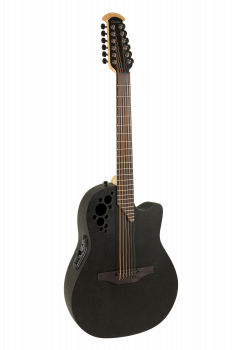 Электроакустическая 12-струнная гитара Ovation TX Elite 2058TX Deep Contour Cutaway Black Textured