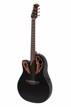 Электроакустическая гитара левосторонняя Ovation Celebrity Elite CE44L Mid Cutaway Left-Hand Black
