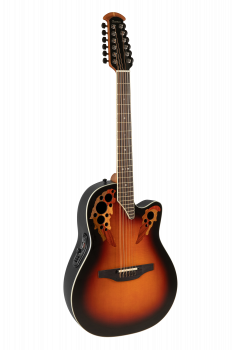Электроакустическая гитара 12-струнная Ovation Standard Elite 2758AX Deep Contour Cutaway New England Burst