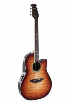 Электроакустическая гитара Ovation Celebrity Traditional Plus CS24X Mid Cutaway Cognac Burst