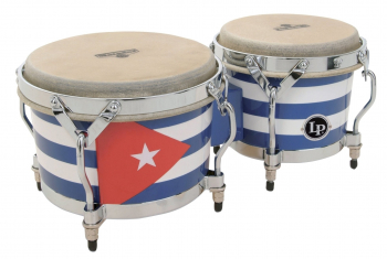 Бонго Latin Percussion Matador M201-QBA (7 1/4" & 8 5/8") Cuban Flag