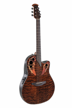 Электроакустическая гитара Ovation Celebrity Elite Plus CE44P Mid Cutaway Dark Tiger Eye