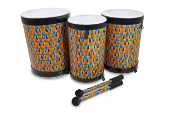 Комплект барабанов Toca Djun Djun Freestyle II TSSNDD-3PCK-FDP (12", 14", 16") Kente Cloth