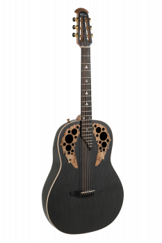Электроакустическая гитара Adamas U581T Mid Non-Cutaway Black Satin Copper Metal Flake