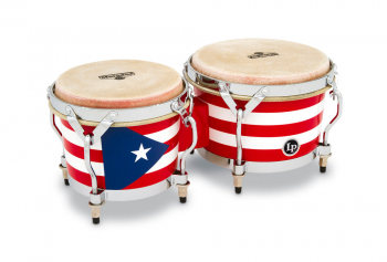 Бонго Latin Percussion Matador M201-PR (7 1/4" & 8 5/8") Puerto Rican Flag