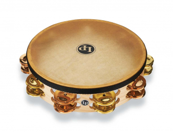 Бубен Latin Percussion Pro Double Row With Head LP384-BB (10") Brass/Bronze