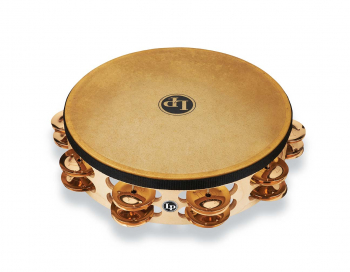 Тамбурин Latin Percussion Professional Double Row With Head LP384-BZ (10") Bronze
