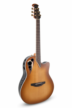 Електроакустична гітара Ovation Celebrity Elite Deluxe CDX40-PB-G Deep Contour Cutaway Peach Burst Satin