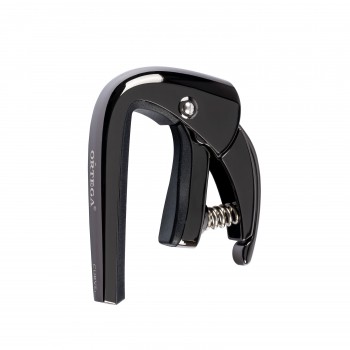 Каподастр Ortega Curved Guitar Capo - Black Chrome