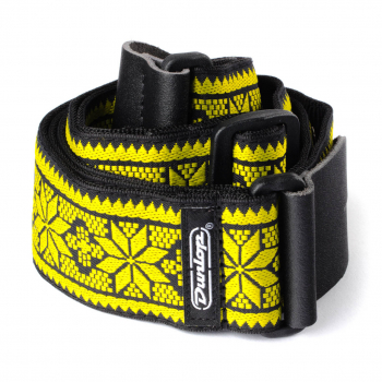 Ремінь гітарний Dunlop D67-02YE 2" Jacquard Fillmore Yellow