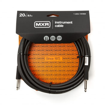 Кабель инструментальный MXR Standard DCIS20 (Jack 6,3мм/Jack 6,3мм, 6,1м)