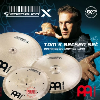 Комплект тарілок Meinl Generation X GX-TB14/17/18 Tom Becken (Filt.CH14", Komp.C17", Kin.C18")