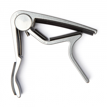 Каподастр для акустической гитары Dunlop 83CS Smoked Chrome Acoustic Trigger Curved Capo