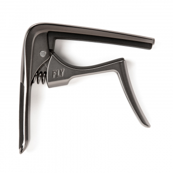 Каподастр для акустичної гітари Dunlop 63CGM Gun Metal Acoustic Trigger Fly Curved Capo